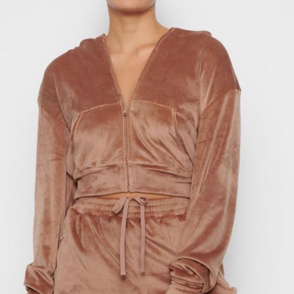 SKIMS Velour Tracksuit Size small Sienna